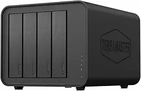 TERRAMASTER F4-424 NAS Storage 4Bay, N95 Quad-Core CPU, 8 GB DDR5 RAM, 2,5 GbE Port x 2, Network Attached Storage com alto desempenho (Diskless)
