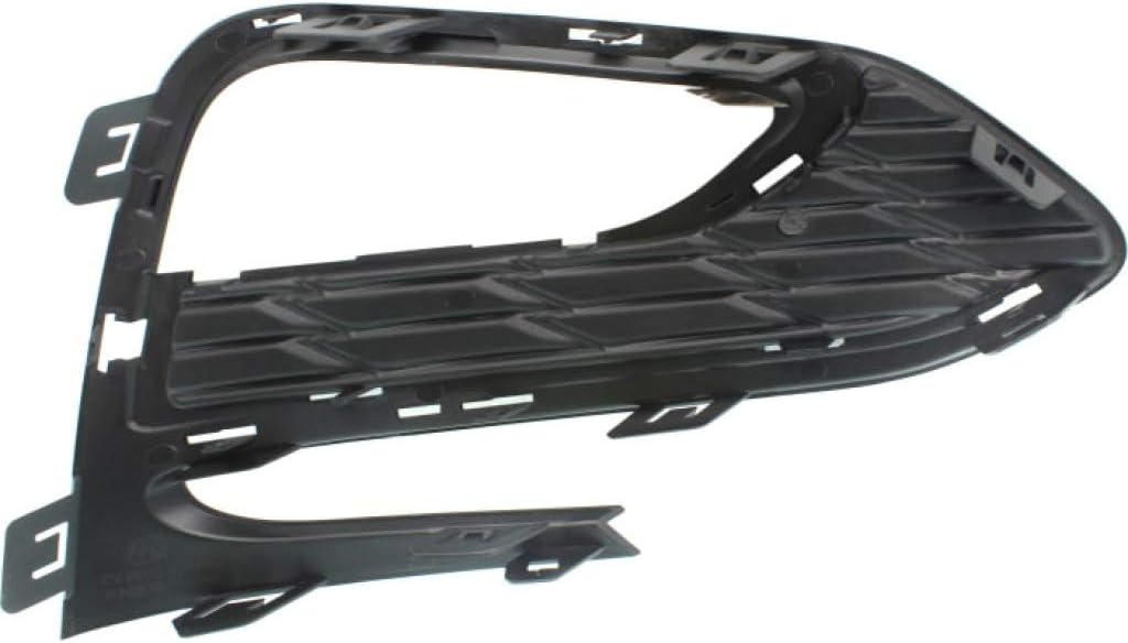 For Chevy Cruze Fog Light Cover 2016 2017 2018 Driver Side | Outer | Grille | Textured Black | w/RS Package | DOT/SAE Compliance | GM1038225 | 84095936