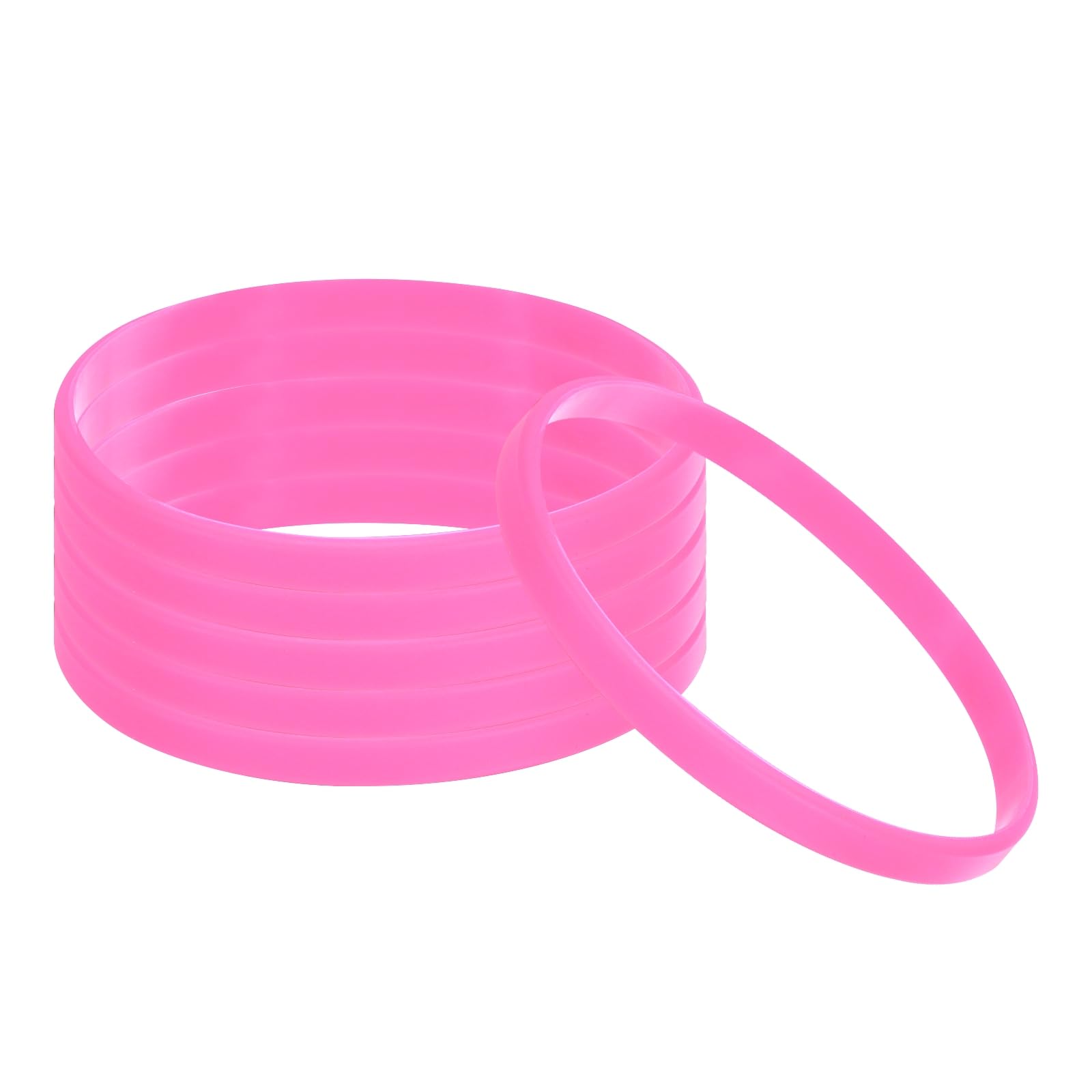 PATIKIL Silicone Bracciali, 6pz Colorati Gomma