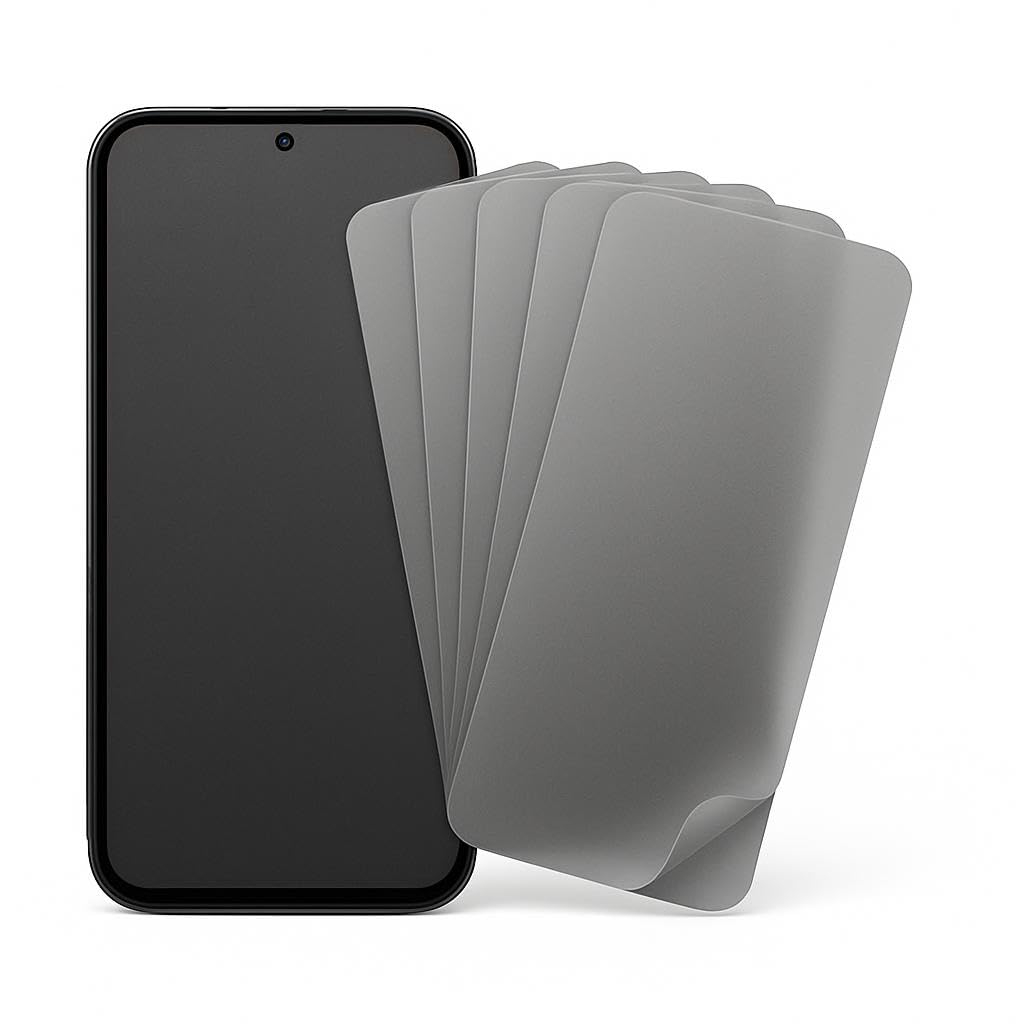 Set of 5 Matte Display protection film for Xiaomi 14 for front phone screen made of Hydrogel, Flexible, Full Adhesive, Silicone, Complete Set for Easy Installation.