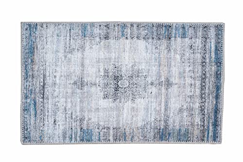 Monolia Machine Washable Area Rugs Perfect For Living Room Rugs,Bathroom Runner, Kitchen Rug, Bedroom Rugs, Entryway Rug, Persian Home Decor, Floor Decoration (2' X 3') #TOP1