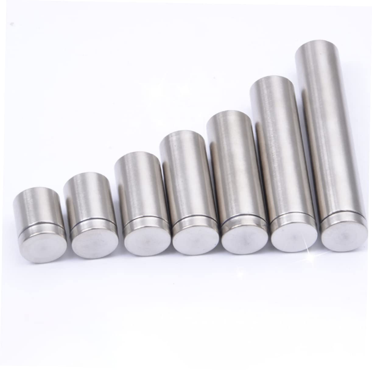 Cabilock 12pcs Stainless Steel Standoff Nails Compact Wall Mounting Screws for Sign and Picture Display Advertising Support Fasteners for Use