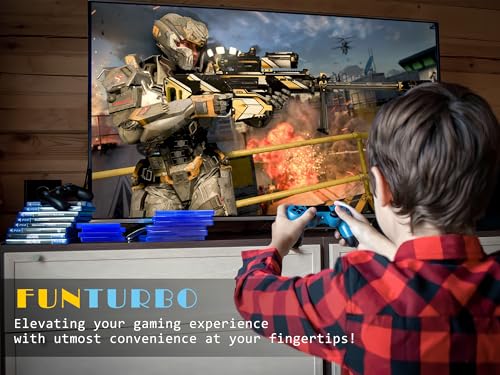 Image of Funturbo PS4 Game Case, PS5 & PS4 Disc Empty Game Case Replacement for PlayStation 4 /5 (2 Pack)