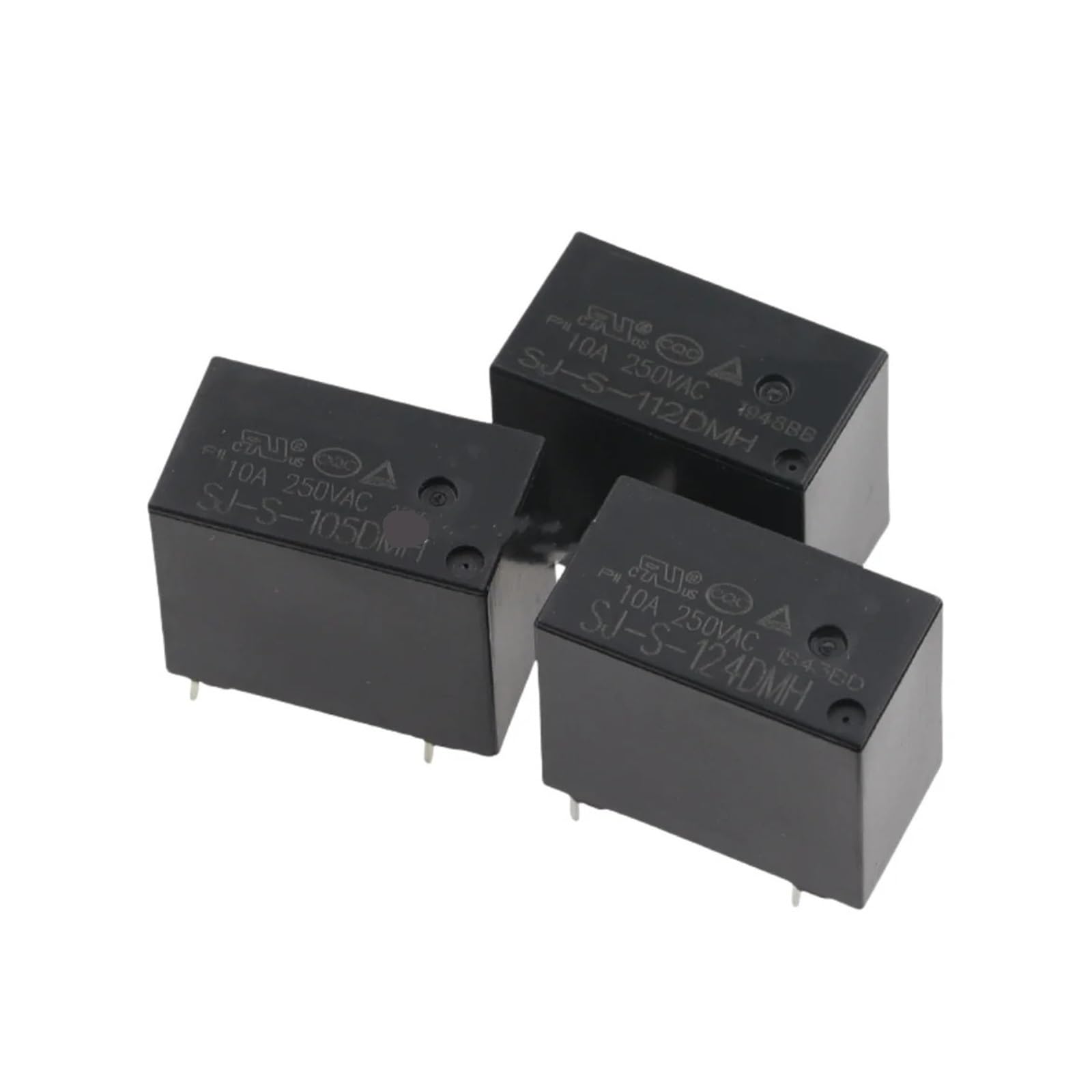 ICXLPMC 10pcs relay DMH SJ-S-105DMH 5V 10A 250V 4PIN