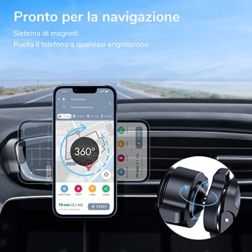 Syncwire Caricatore Wireless Auto, Supporto
