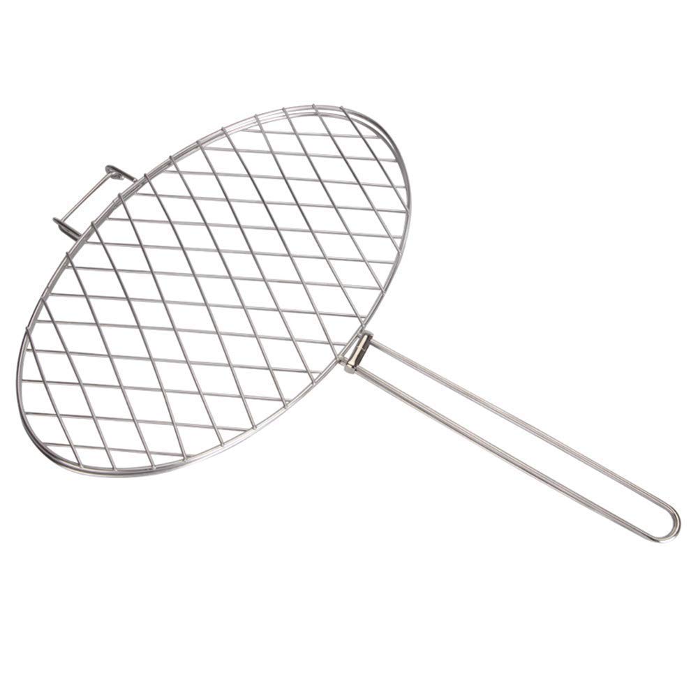 RWRAPS BBQ-Grillkorb, Barbecue-Grillkorb, Edelstahl-Clip für gegrillten Fisch, Bold, großer Clip für gegrillten Fisch, Outdoor-Grillwerkzeug, gegrillt, 3–6 Stück Fisch, BBQ
