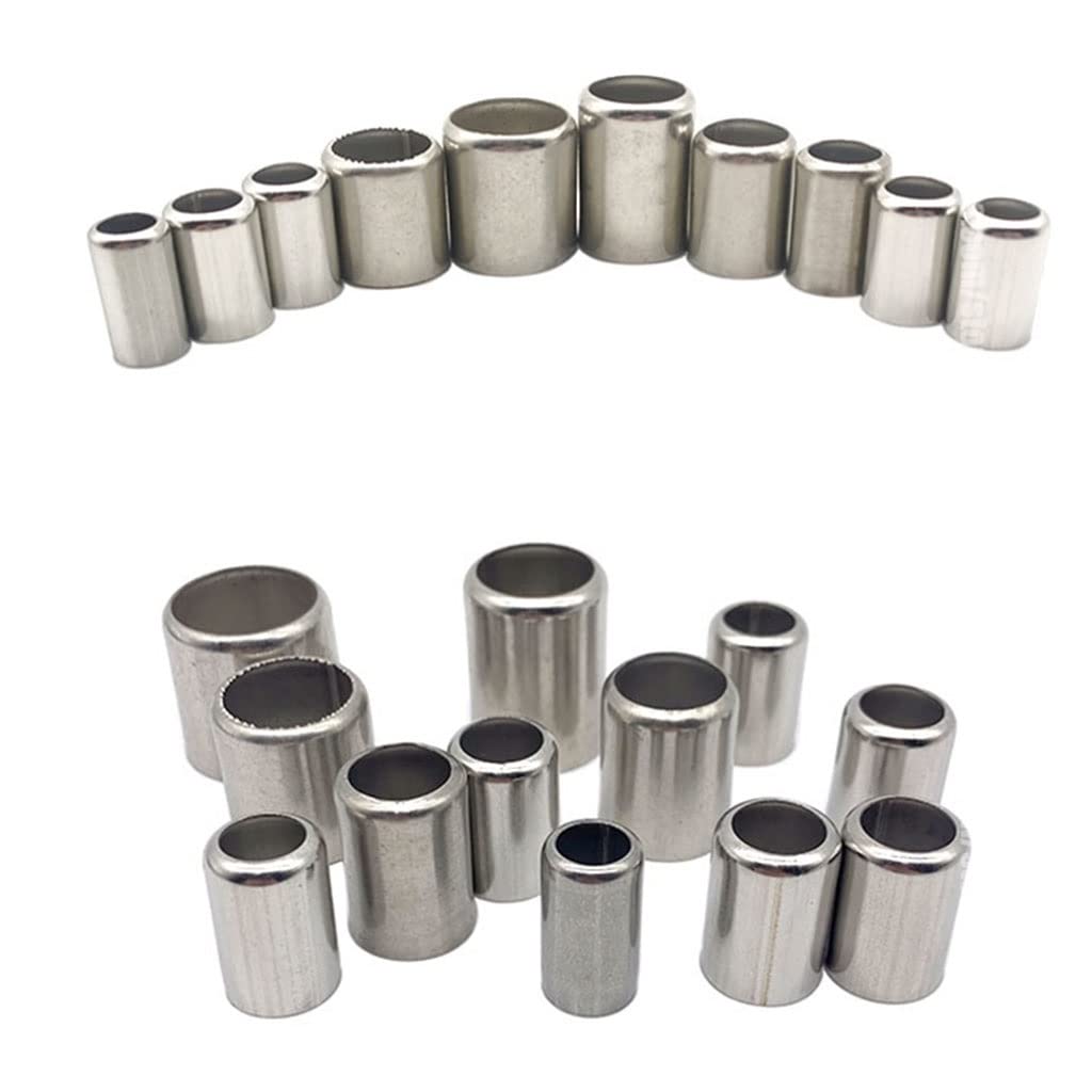 50 Stück Hochdruck-Schlauch-Crimphülsenverbinder aus Edelstahl – vielseitiger Rohrverbinder von 11,5 mm bis 18 mm for Sanitärinstallationen(16mm)