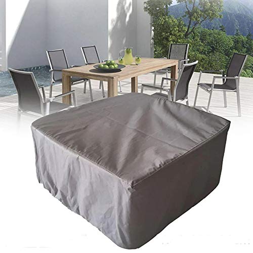 ZDAMN Sofa Cover outdoor Furniture Waterproof Cover Garden Yard Patio Table Dust Shelter Protection (Color : Gray, Size : 255x255x80cm)