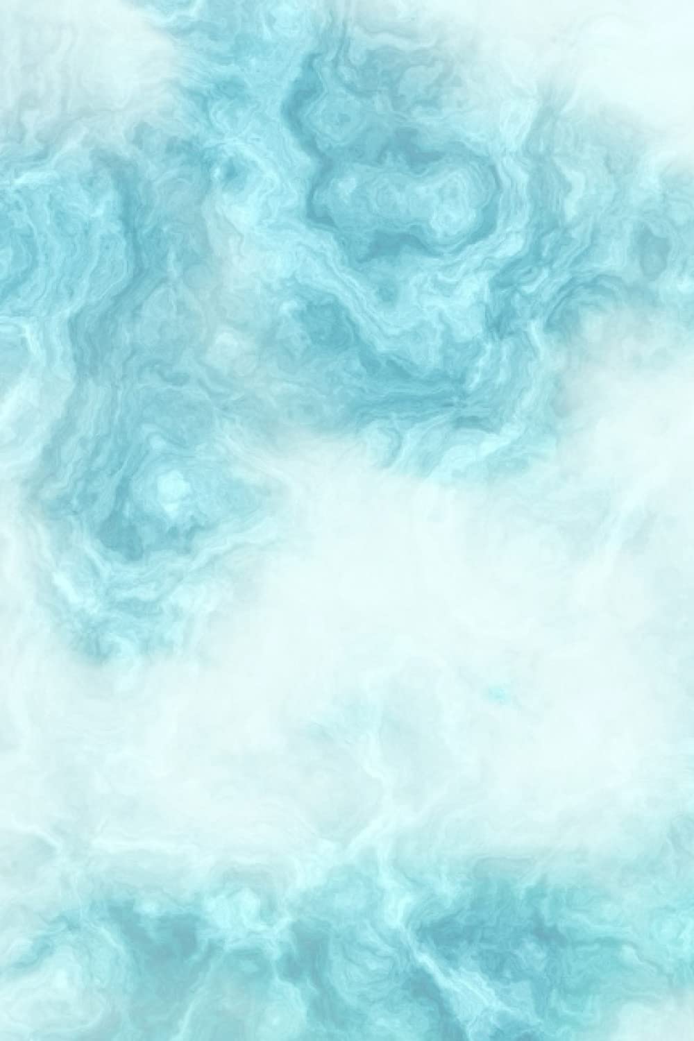 Independently published Daily Journal: Marble - Blue: Lined Blank Journal Book