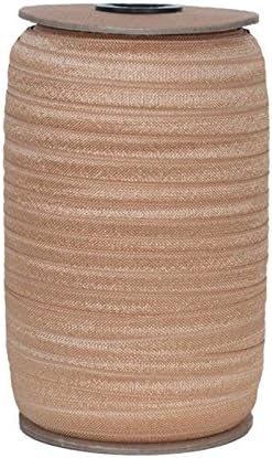100 Yards - Natural - 5/8" Fold Over Elastic - ElasticByTheYard™