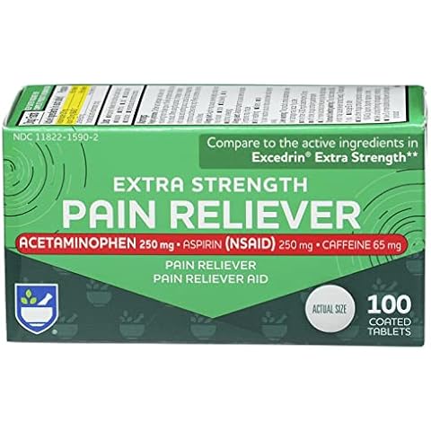 Rite Aid Extra Strength Pain Reliever - 100 Tablets Cover
