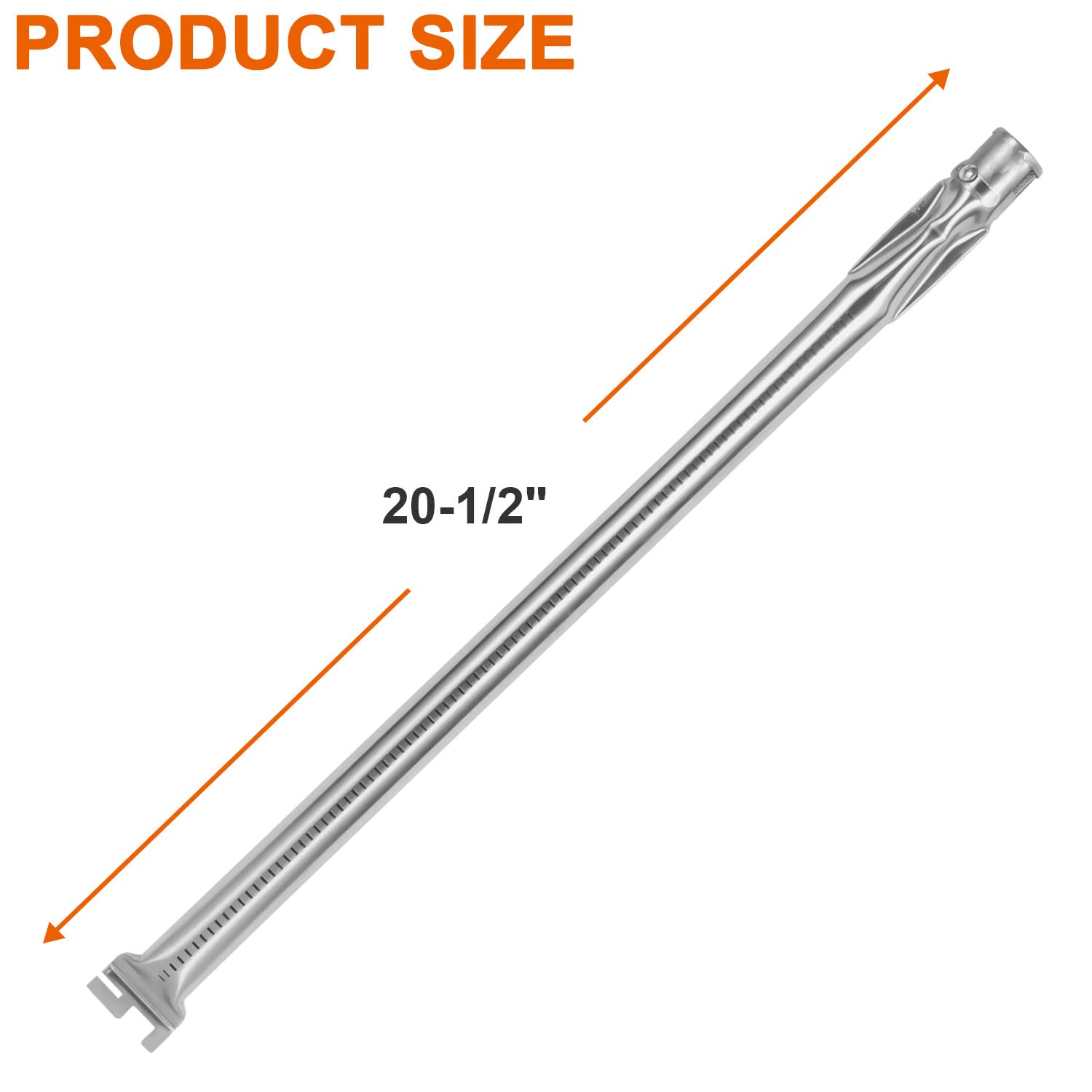 DELSbbq 67553 Kit tubo bruciatore griglia per Weber Summit 400 Series modello griglie anni (2007 e successivi), ricambio per griglie Weber Summit 420, in acciaio inox, confezione da 4
