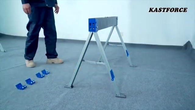 Cavalletto Pieghevole KASTFORCE - Supporto Da Tavolo 1000kg, Doppia Conf, Gambe Pieghevoli