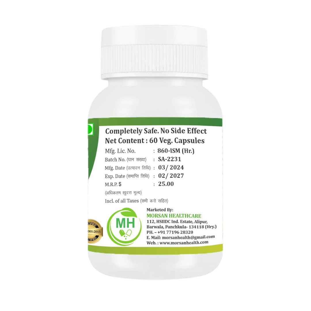 TRIKATU Capsules – 60 Veg Capsules | Blend of Black Pepper, Long Pepper & Dry Ginger | Natural Ayurvedic Herbal Supplement | Pack of 1 — Amazon image 3