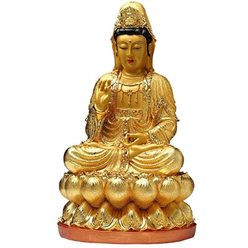Petite sculpture de Bouddha Guanyin pour la décoration zen du salon
