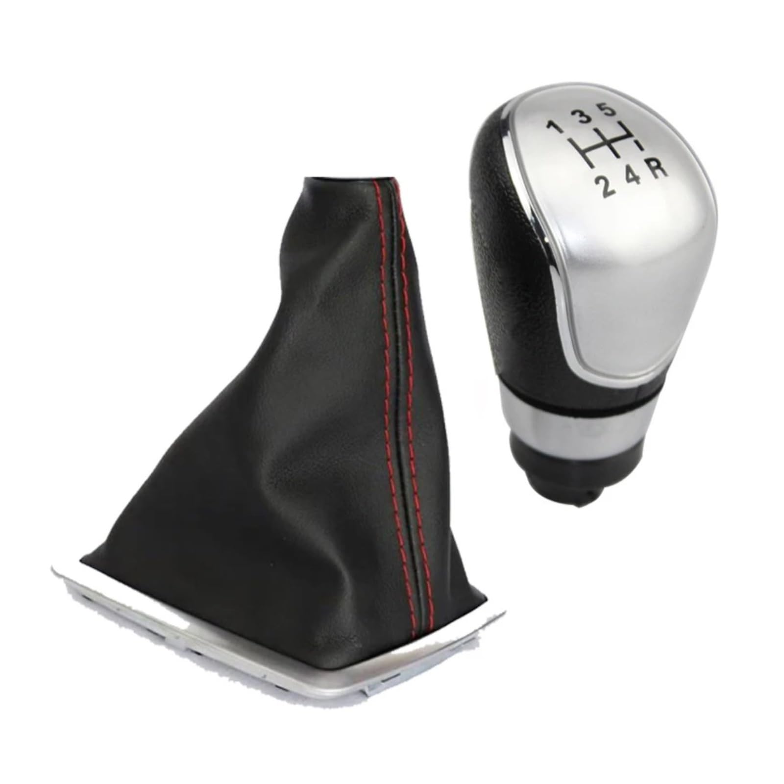GLBLPEXELR Gear Knob for Focus MK2 2005-2012 PU Leather Upgrade