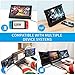Alecewey P2 Triple Portable Monitor for Laptop Screen Extender Dual 12 Inch FHD 1080P IPS Display USB-A/Type-C/HDMI/Speakers for 13-16 Inch Notebook Computer Mac Windows Phone