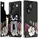 LETO Galaxy S23 Ultra Case,Flip Folio Leather Wallet Case Cover with Fashion Designs for Girls Women,Card Slots Kickstand Protective Phone Case for Samsung Galaxy S23 Ultra 6.8