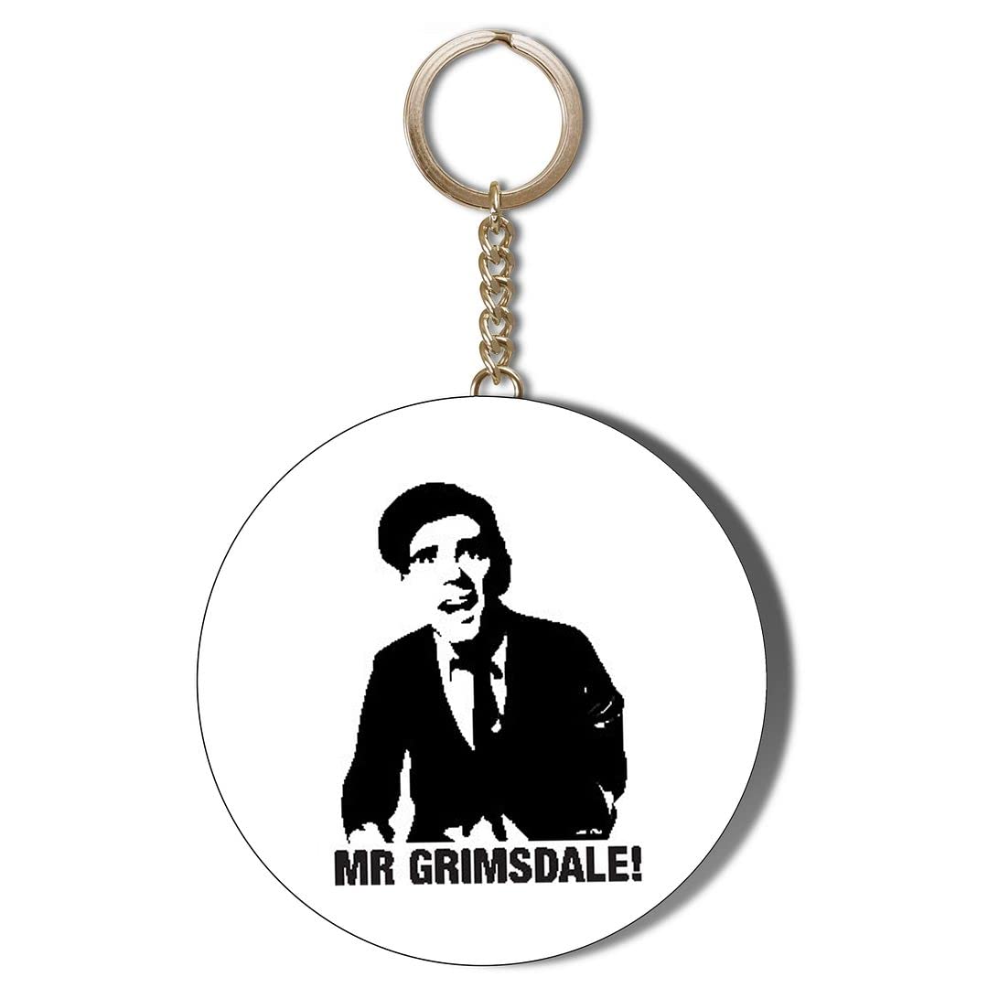 Gift Insanity NORMAN WISDOM MR GRIMSDALE WHITE 55mm KEYRING BOTTLE OPENER