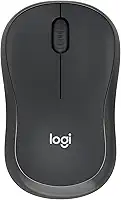 Mouse Sem Fio Logitech M240 com Conexão Bluetooth, Clique Silencioso, Design Ambidestro Compacto, Bateria de 18 Meses, Compatível com Windows, macOS, ChromeOS - Grafite