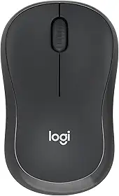 Mouse Sem Fio Logitech M240 com Conexão Bluetooth, Clique Silencioso, Design Ambidestro Compacto, Bateria de 18 Meses, Compatível com Windows, macOS, ChromeOS - Grafite