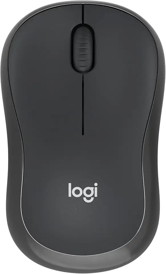 Mouse Sem Fio Logitech M240 com Conexão Bluetooth, Clique Silencioso, Design Ambidestro Compacto, Bateria de 18 Meses, Compatível com Windows, macOS, ChromeOS - Grafite
