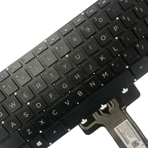 US Keyboard Black Replacement for HP 14-cf 14s-cf 14-dk 14s-dk 14-df 14s-df