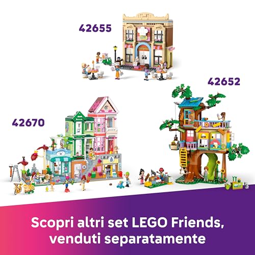 Friends Casa degli Apicoltori e Giardino Fiorito - Giocattolo Creativo con 4 Mini Bamboline, Figure di Gatto e di Coniglio con Accessori - Regalo per Bambine e Ragazze da 12 Anni in su - 42669 - Lego - Immagine 7