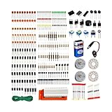 Robotbanao Electronic Components Kit-DIY Projects-Small Prototyping Projects-For Science Projects-For Educational Purposes-For Learning-58 Components