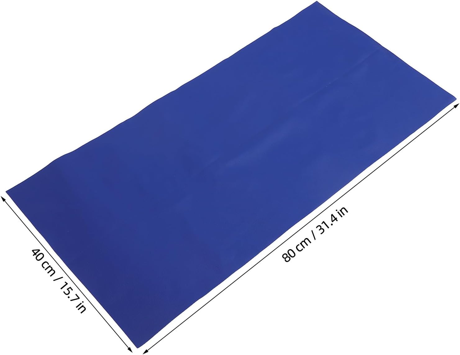 2pcs Workbench Waterproof Pad 32x4 Inch Microfiber Leather Blue