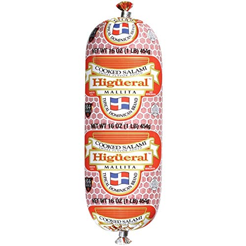 Higueral Mallita Cooked Salami 16 Oz (4 Pack)