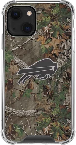Skinit Clear Phone Case Compatible with iPhone 13 - Officially Licensed NFL Buffalo Bills Realtree Xtra Green Camo Design