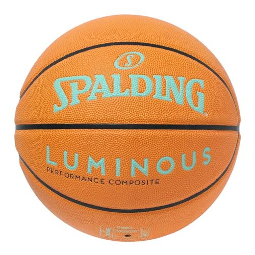 Ballon de basket-ball Spalding n°7 en cuir synthétique durable