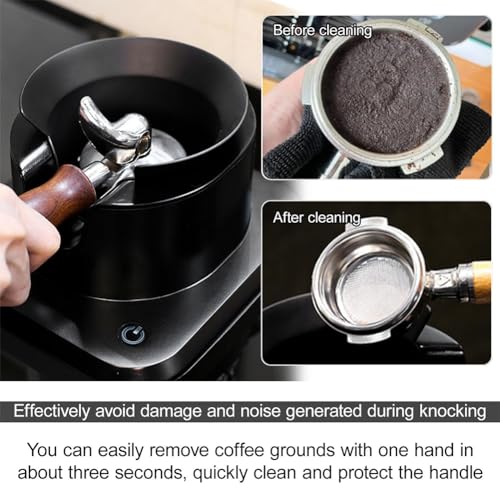 Máquina eléctrica de limpieza de café, limpiador automático de suelos con sensor de seguridad táctil antifalso, incluye 3 cabezales de cepillo para varios cuencos de café