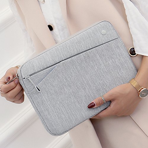 Feacan Tablet Sleeve For 10.9 Inch New Ipad / 11 Inch Ipad Pro / 10.2 Inch New Ipad / 10.9 Inch New Ipad Air 5 4/10.5" Ipad Pro Air / 9.7" Ipad Case Bag, Fit Apple Pencil Smart Keyboard Cable, Gray #TOP5