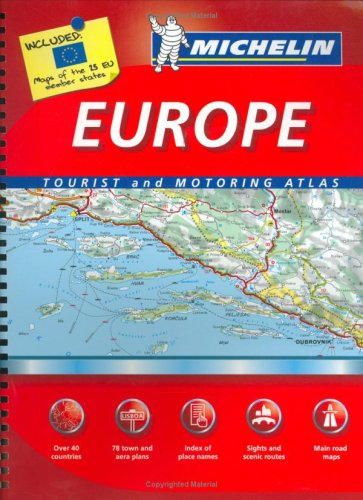 Michelin Europe Tourist and Motoring Atlas 2067112244 Book Cover