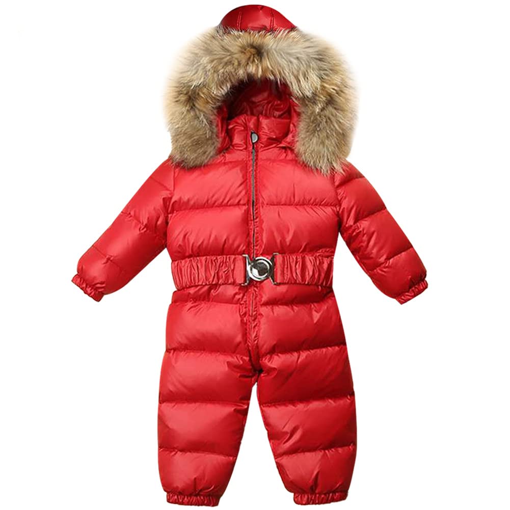 Tuta da Neve Bambino Pagliaccetto Neonato con Cappuccio Cerniera Invernali Tutone Neve Outfit
