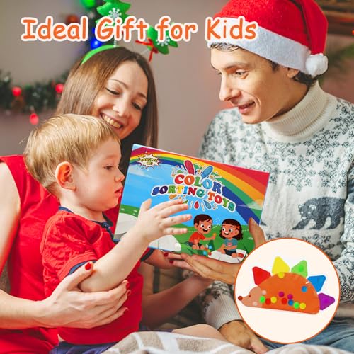 JoyLife Fidget Toys, Sensorik Spielzeug, Squeezable Farben Sortieren Spielzeuge, GelgefüLlte Sensorisches, Squeeze Spielzeuge Antistressspielzeug zum Quetschen und Kneten ADHS und Autismus Spielzeug