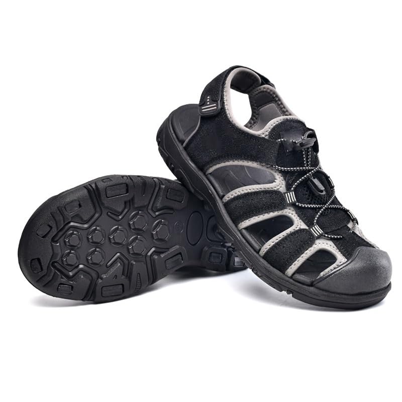 Men Outdoor Sandals Casual Breathable Flat Sole Beach Shoes Comfort Soft Sandals Athletic Male Shoes4