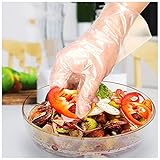 Clear Disposable Plastic Gloves, Disposable Food Prep & Handling, Gloves 500 PCS.