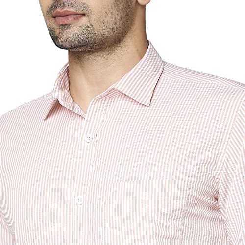 Image of Park Avenue Medium Orange Shirt (Size: 40)-PMSX15777-E3