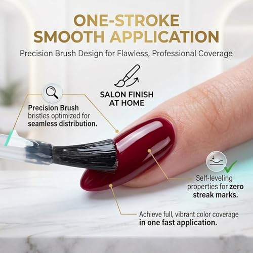 Image of Nail Care Top Coat and Base Gel Foundation 15 ml | Pack of 2 | Chip Resisting Formula With High Shine & Full Coverage | Salon Finish | One Stroke Application | Skin Friendly
