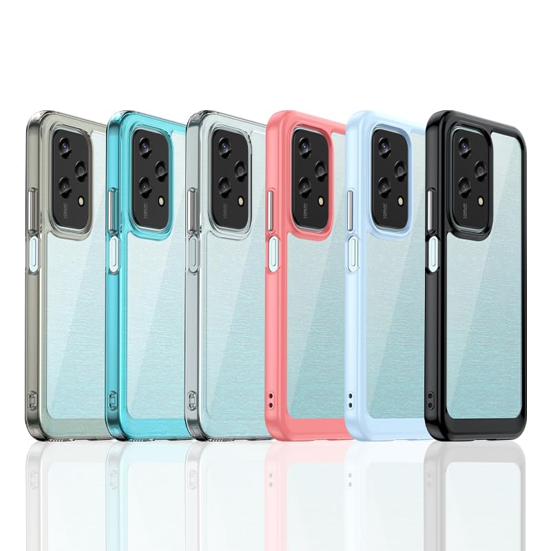 Case for Honor 200 Lite 5G, Shockproof Phone Bumper Cover, Solid Color Matte TPU Frame - Image 4