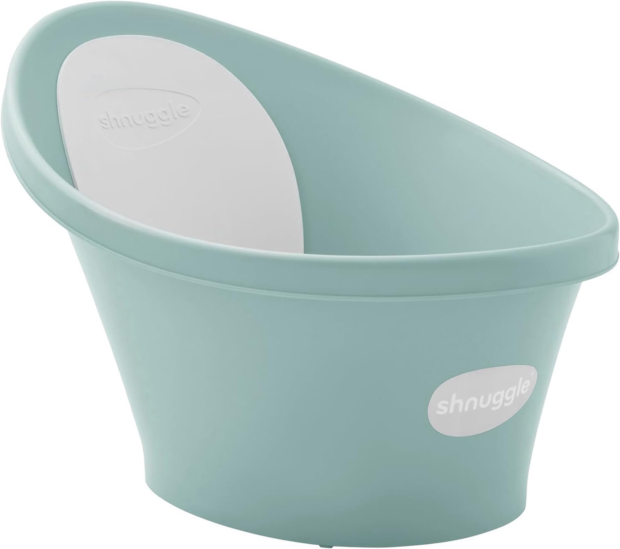 Newborn Baby Bath | Built in Support Bump and Soft Backrest | Suitable from Newborn | Bath Seat Support Includes Plug (Eucalyptus)