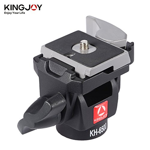 Andoer KINGJOY KH-6500 Camera Ball Head Aluminum Alloy Monopod Swivel Tilt Head