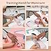 Veikmv Practice Hand for Acrylic Nails,Professional Mannequin Training Hand with Flexible Fingers for Acrylic Nails,Gel Polish & Nail Art,Complete Practice Kit for Manicure Beginners​​