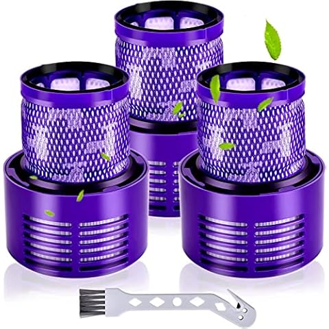 Rebirthcare 3PCS V10 Filtros Lavables de Reemplazo Cover