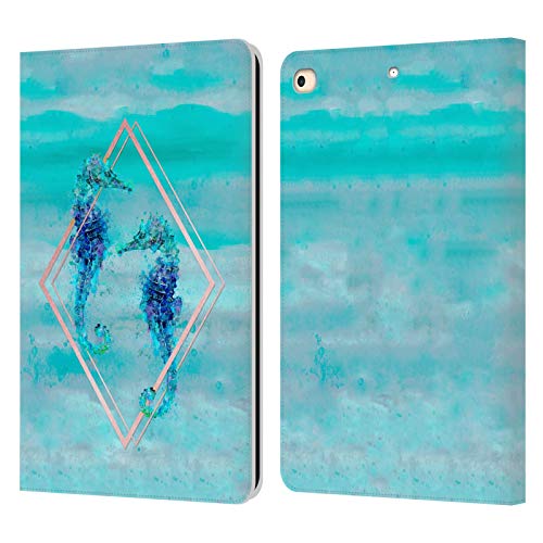 Étui portefeuille en cuir LebensArt pour iPad 9.7 (2017/2018) protection intégrale élégante