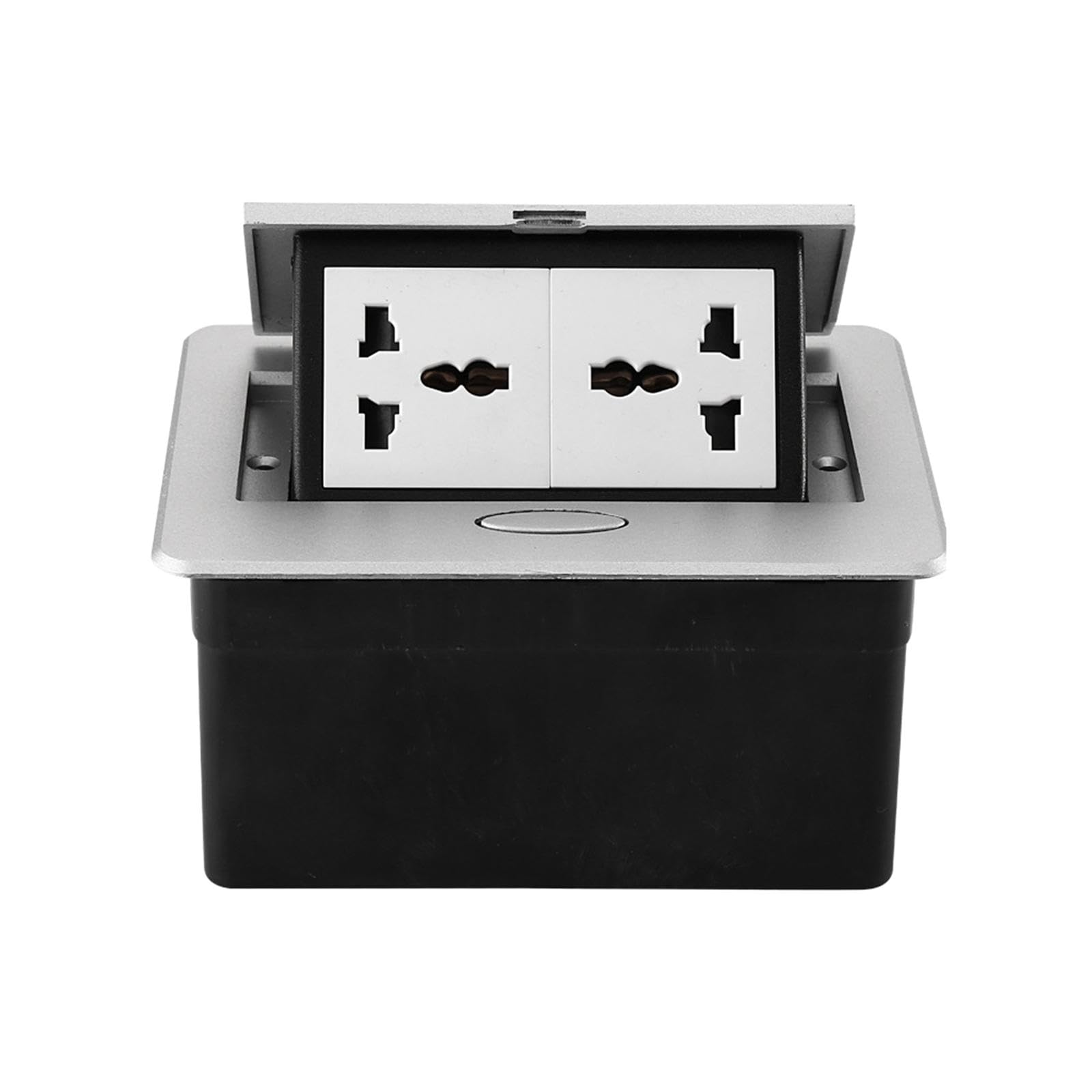 Power Strip Plug Base Recessed Desktop Plug Base for Conference Desk Kitchen-image-2