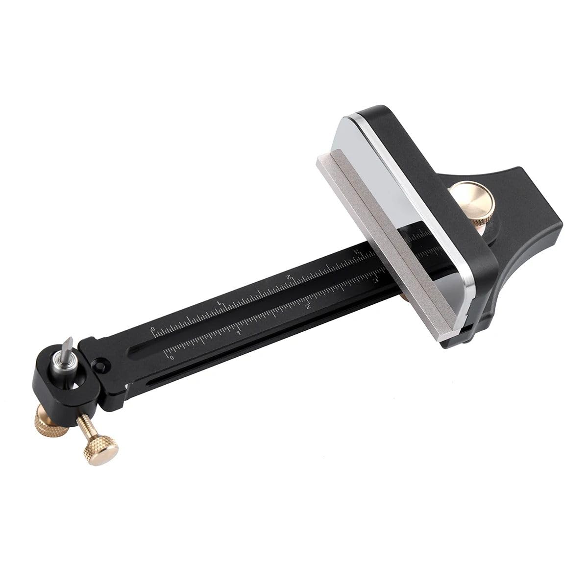 HONGDUI Marcador métrico e imperial de doble escala HD27, herramientas de marcado, con un diámetro de plataforma colgante de menos de 11 mm, se puede instalar un bolígrafo